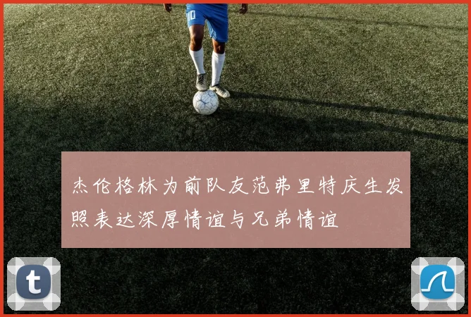 杰伦格林为前队友范弗里特庆生发照表达深厚情谊与兄弟情谊